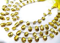 Natural Golden Pyrite Pear shape 7x10mm