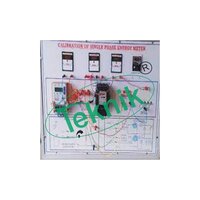 SINGLE PHASE ENERGY METER WITH PHANTOM LOADING - Includes Variac 4Amps & 15Amps, Phase Shifting Arrangement, Rheostat 10ohms/10Amps | Versatile Energy Measurement Solutions