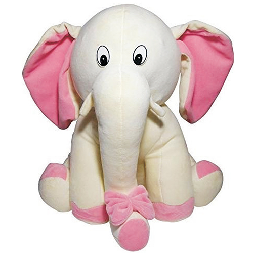 16 Inch Bow Elephant Soft Toys - Color: Different Available