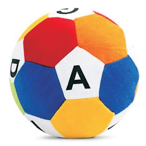 Alphabet Multicolor Soft Ball - Color: Different Available