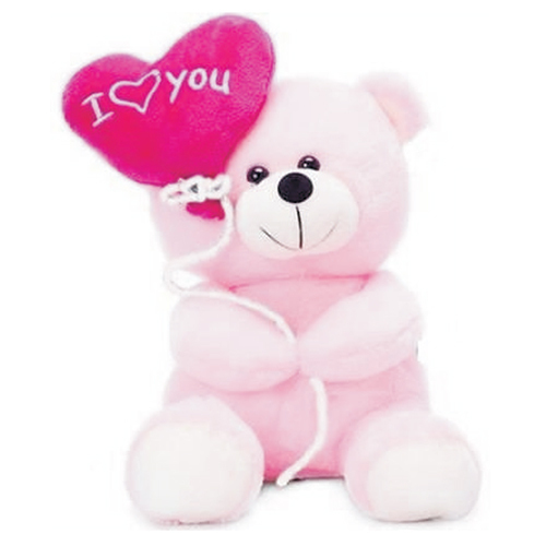 Pink Balloon Teddy Soft Toys