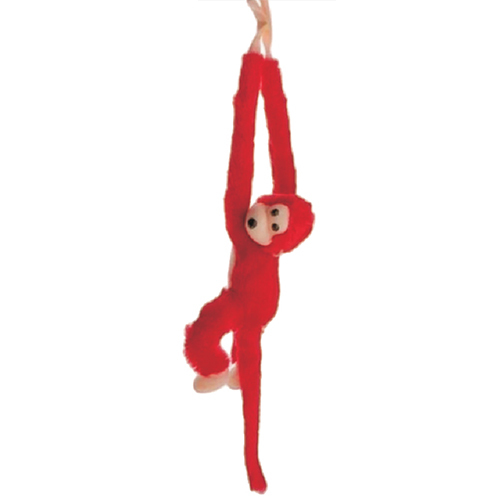 Red Hanging Monkey Soft Toys - Color: Different Available