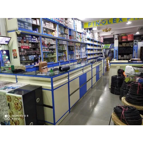 Electric Shop Modular Deparment Shelving Rack - Capacity: 200 Kg