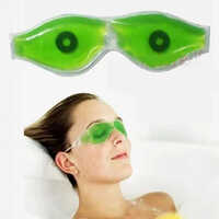 Cooling Gel Eye Mask - Gel Material, Various Sizes, Soothing Green Color | Deep Cleansing Benefits For Tired Eyes, Multi-treatment Use