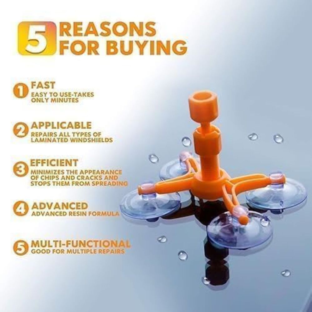 Windshield Repair Kit - Hardness: Yes