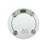 Personal Digital Weighing Scale - Glass Material, 180 Kilograms Capacity, Silver Color, Lcd Display | Fully Automatic, Electric Power Source, Industrial Use