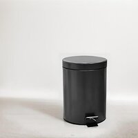 5L Black Pedal Dustbin