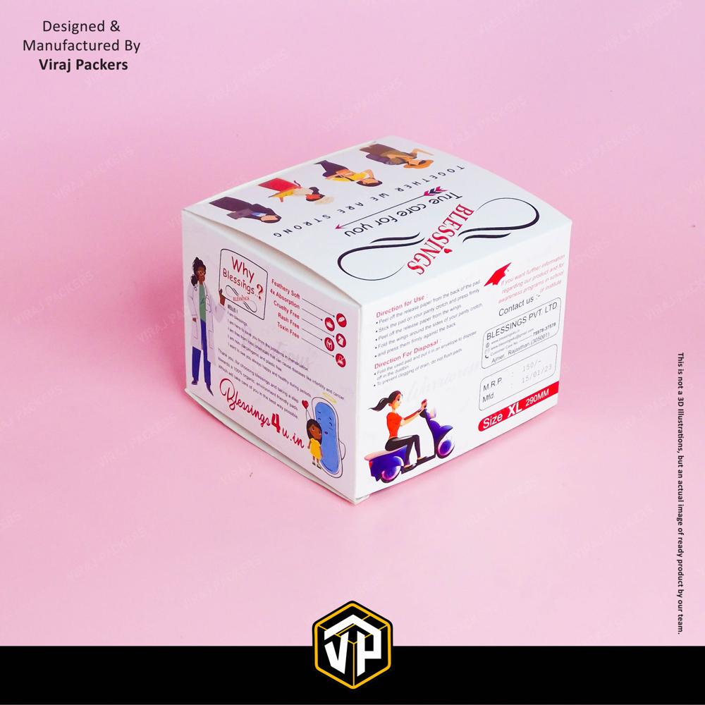 Customize Pad Packaging Box - Finishing: Glossy Lamination