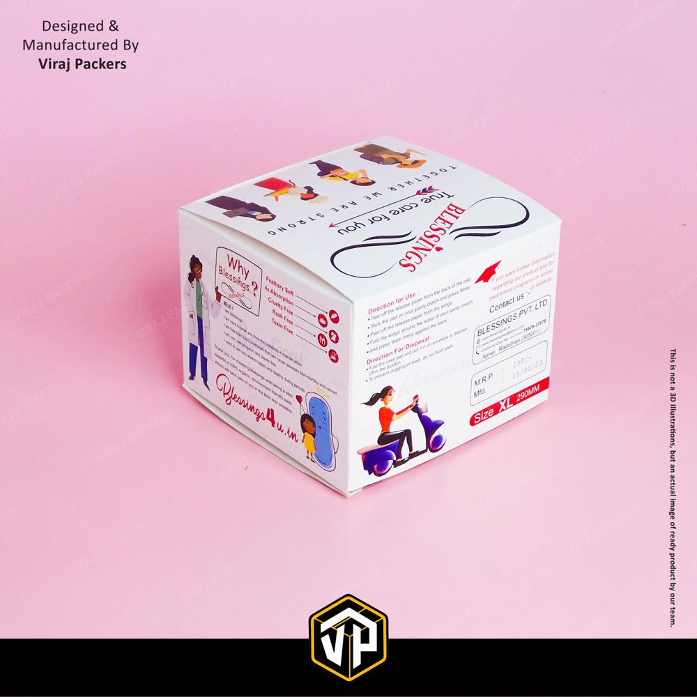 Customize Pad Packaging Box - Finishing: Glossy Lamination