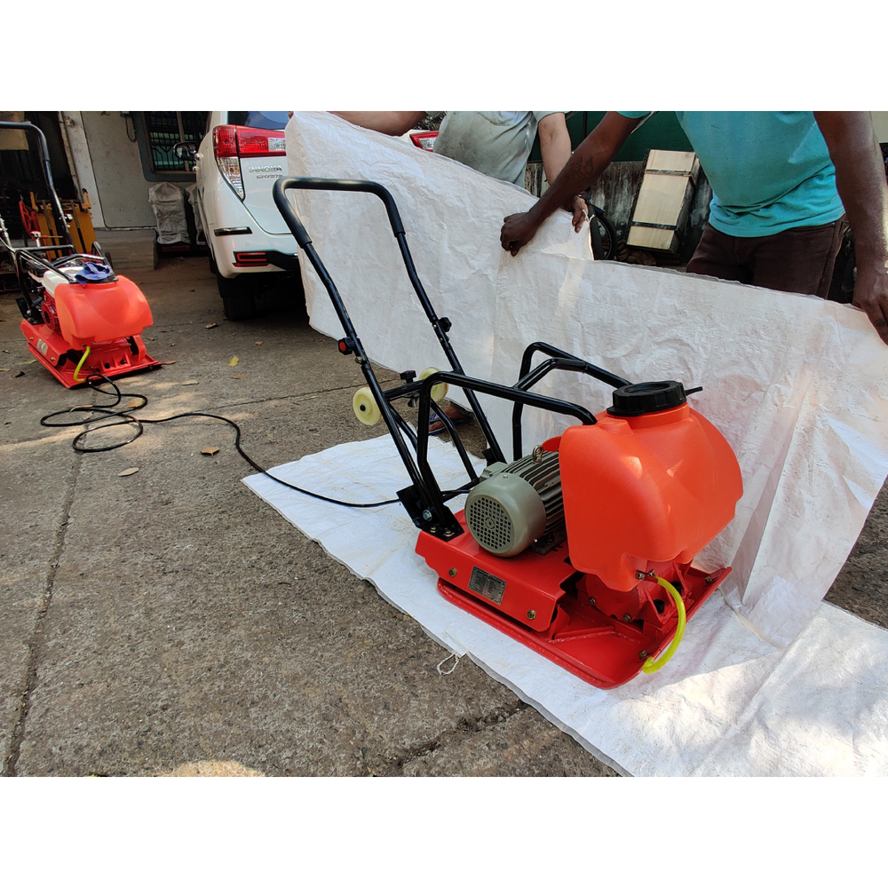 Orange Or-25 3ton Compactor With Water Tank, 3hp 3phase Hindustan / Eltek Electric Motor - Dimension (L*w*h): 20 X 19 X 6 Millimeter (Mm)