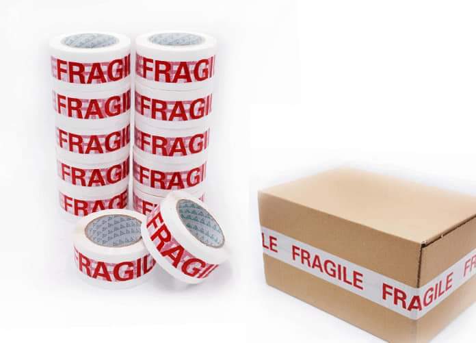 Printed Bopp Packaging Tape - 40+ Thickness 24 Mm To 1315 Mm Width 65 To 650 M Length | Acrylic Adhesive Double And Single Sided All Colors