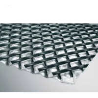 Black Drainage Geocomposite - 2mm Thickness, Plain Georgette Texture, Sleek Black Color, Designed For Waterproofing Applications