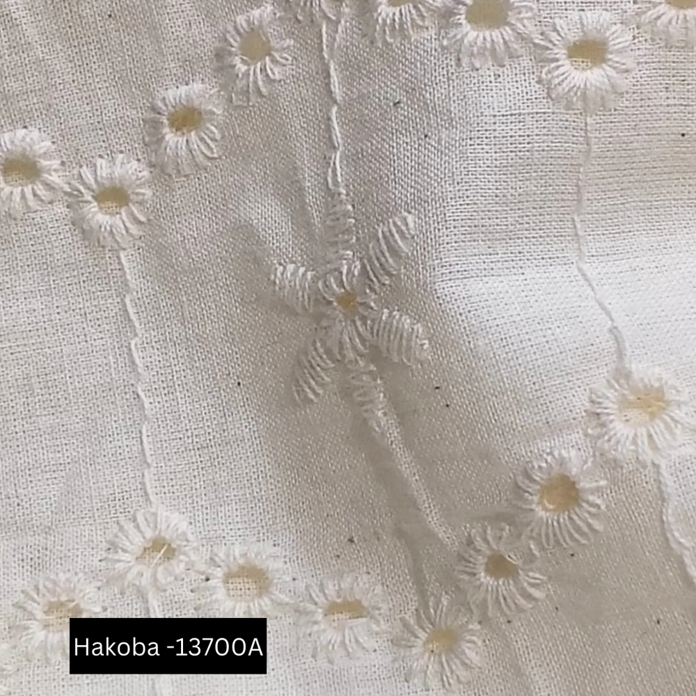 Wholesale Cotton Embroidery Fabric For Couture Designers And Garment Manufacturers