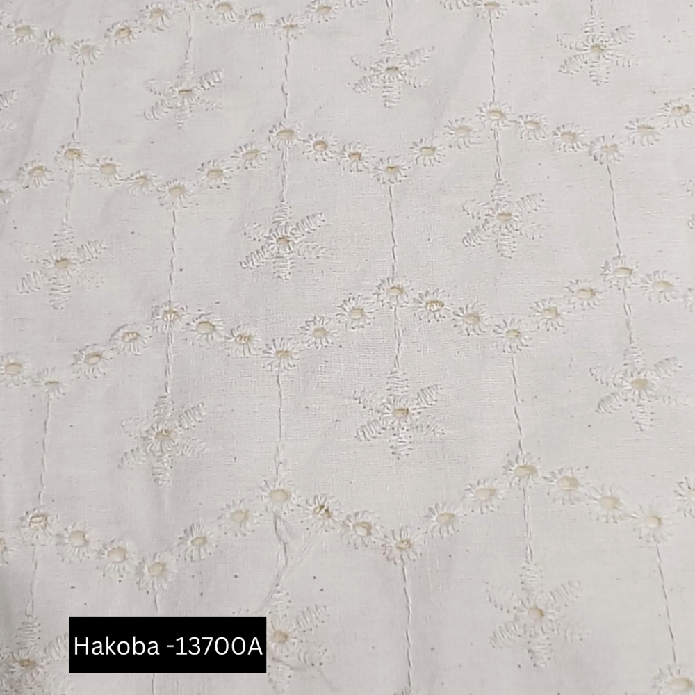 Wholesale Cotton Embroidery Fabric For Couture Designers And Garment Manufacturers