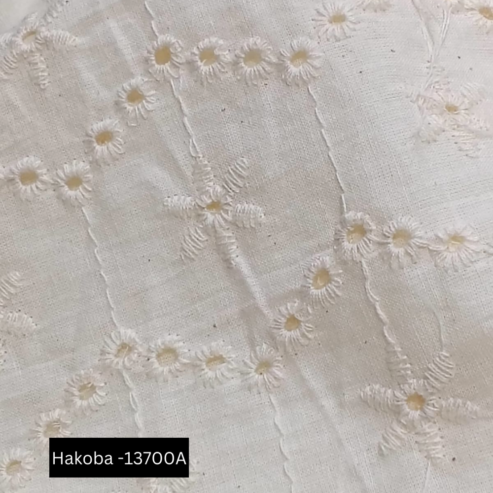 Wholesale Cotton Embroidery Fabric For Couture Designers And Garment Manufacturers