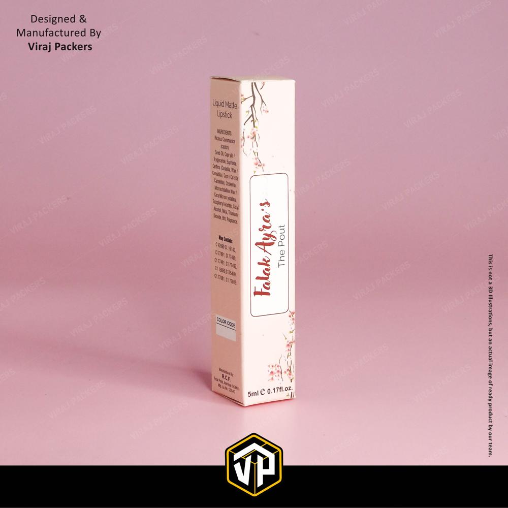 Lipstick Packaging Box - Color: Silver