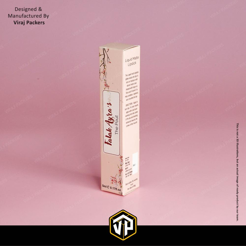 Lipstick Packaging Box - Color: Silver