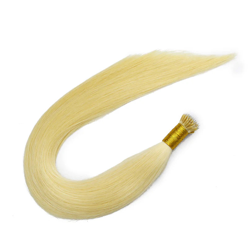 Blonde #613 Nano Ring Extensions Remy Human Hair for Salon Beads