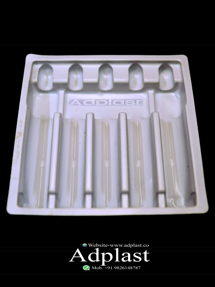 Pharmaceutical Packaging Trays - Color: White