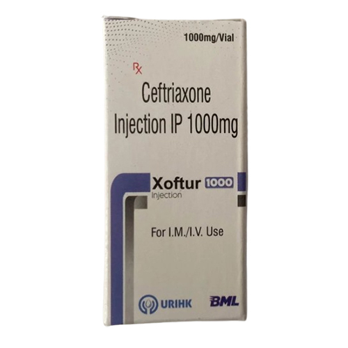 1000mg Xoftur Ceftriaxone Injection
