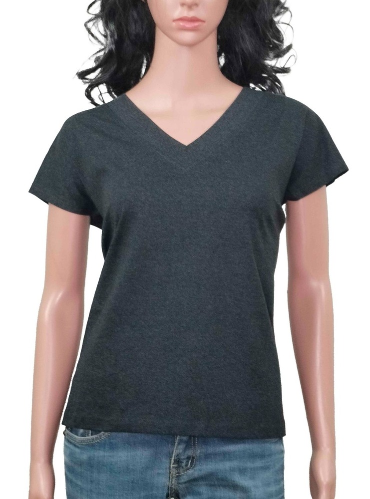 Ladies V Neck T Shirt