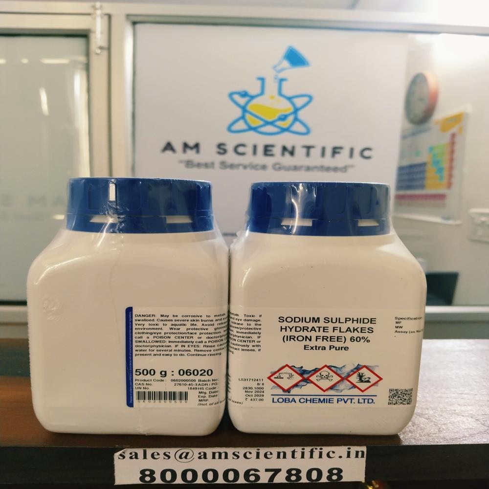 Sodium Sulphide Hydrate Flakes Iron Free - Cas No: 27610-45-3