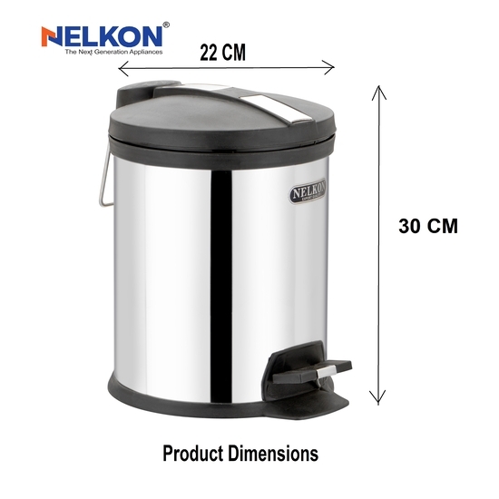 5l Premium Pedal Dustbin - Application: Commercial