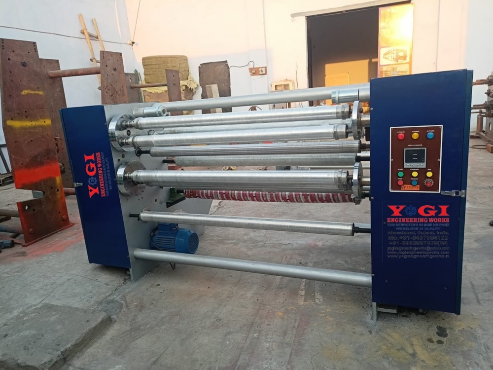 1350Mm Jumbo Bopp Tape Slitting Machine - Feature: High Efficiency