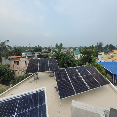 5 KW सौर पैनल।