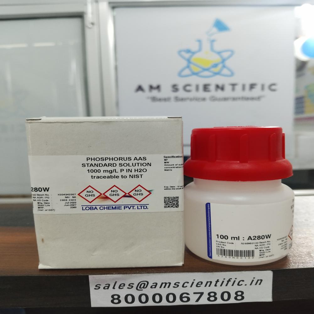 Phosphorus Aas Standard Solution - Packaging Type: Plastic Bottle