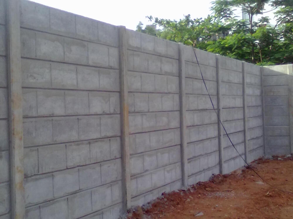 Cement Panel Build Rcc Precast Boundary Wall