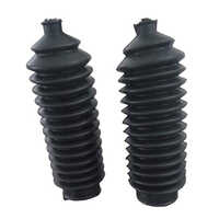 Sy-0605 Steering Boot Hy- Santro - Rubber, Standard Size, Black | 1-year Warranty For Enhanced Durability And Performance