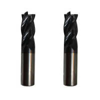 20mm Solid Carbide End Mills - Color: Black