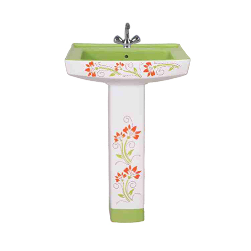 Mint Green Polo Vitrosa Wash Basin Set