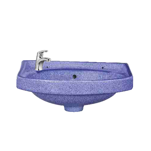 404 Alpine Blue Rustic Wash Basin