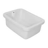 White Ceramic Lab Sink - Shape: Rectangle