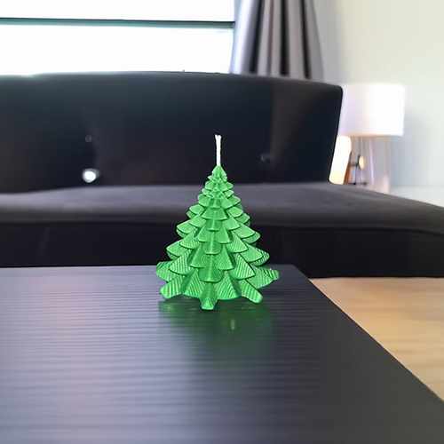 SKU C0008 Christmas Tree Candle