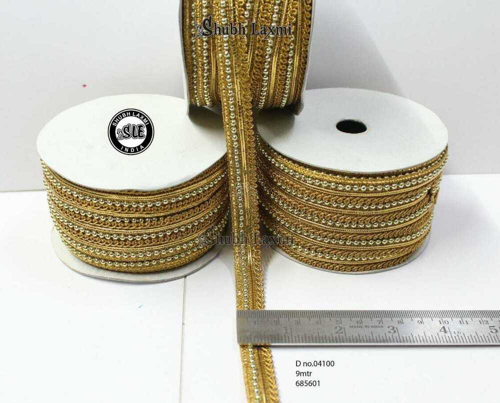 zari moti lace