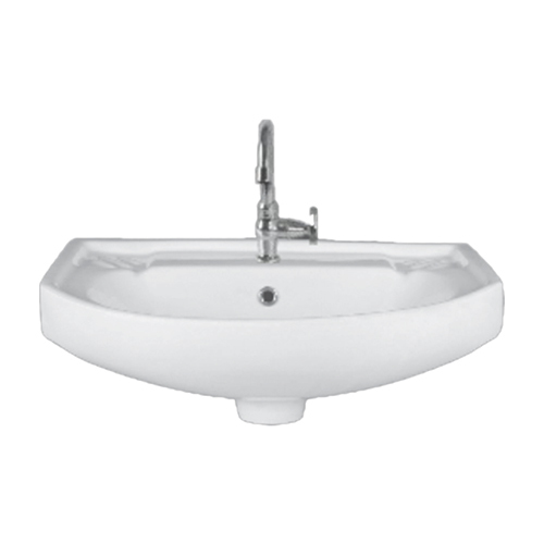 White Wall Mounted Wash Basin