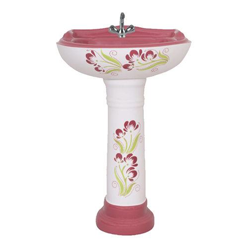2001 Ceramic Vitrosa Wash Basin Set