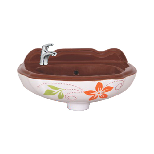 Red Brown Vitrosa Wash Basin