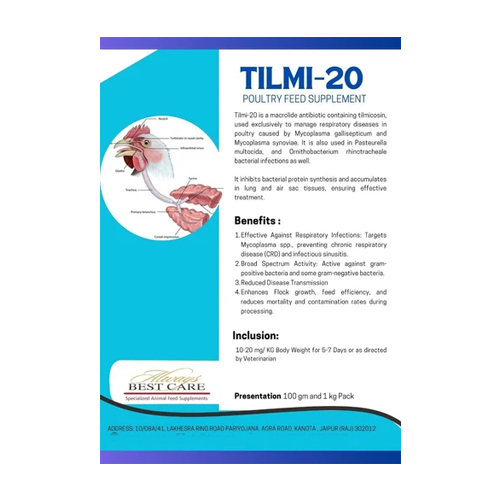 Tilmi-20 Antibiotic Feed Supplement - Efficacy: Promote Growth