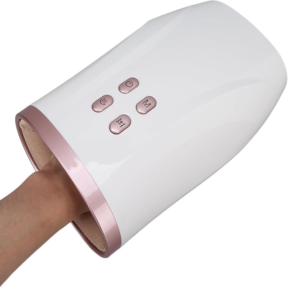 Electric Air Compression Cordless Palm Pressure Relieve Hand Roller Massage Hand Massager for Fingers Strain/Numbness Relief with Heat