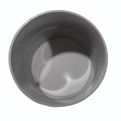Alife Pvc Pipe Coupler - Durable Pvc Material, Round Shape, Sleek Grey Color, Powder-coated Finish | Ideal For Pipe Fitting Applications