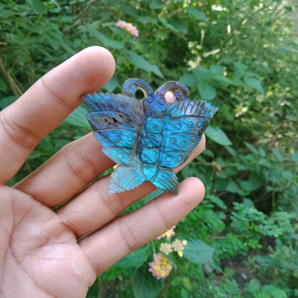 Labadrodrite Butterfly Pendent