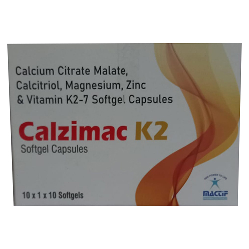 Calcium Citrate Malate And Vitamin K2-7 Softgel Capsules