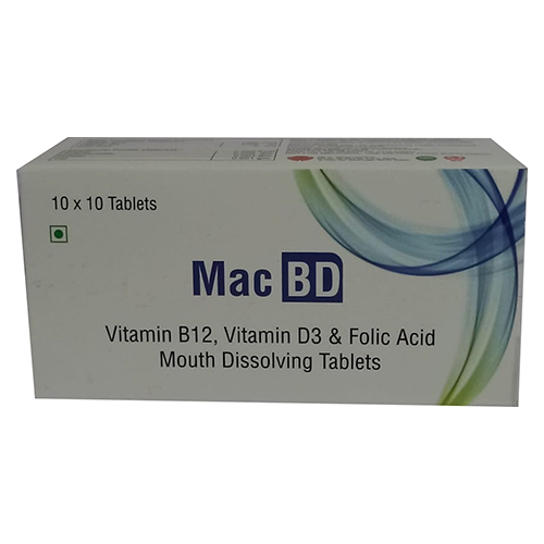 Vitamin B12 And Folic Acid Mouth Dissolving Tablets