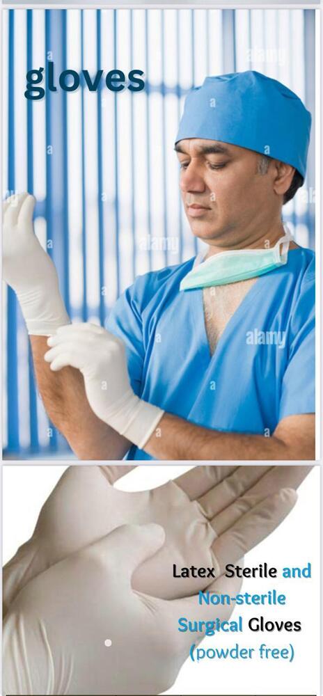 Nitrile Hand Gloves - Color: White