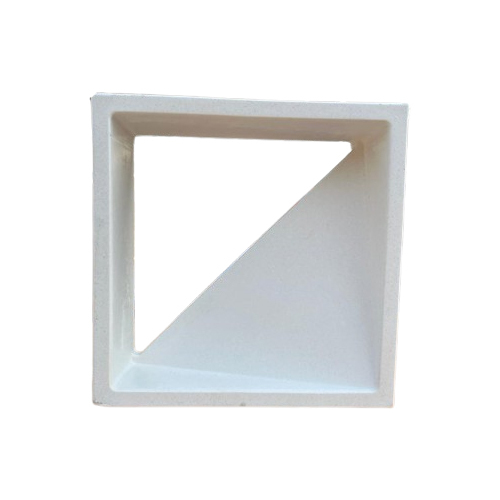 White Crosstine terracotta Jali