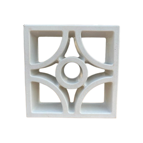 White Opal  terracotta Jali